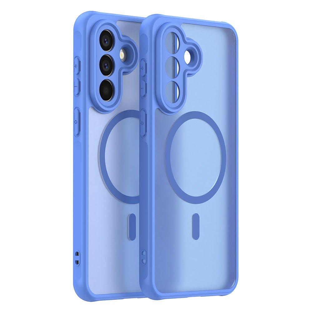 Techsuit Samsung Galaxy A57 5G - Σκληρή Θήκη με Πλαίσιο Σιλικόνης και MagSafe - HaloFrost II MagSafe - Sky Blue