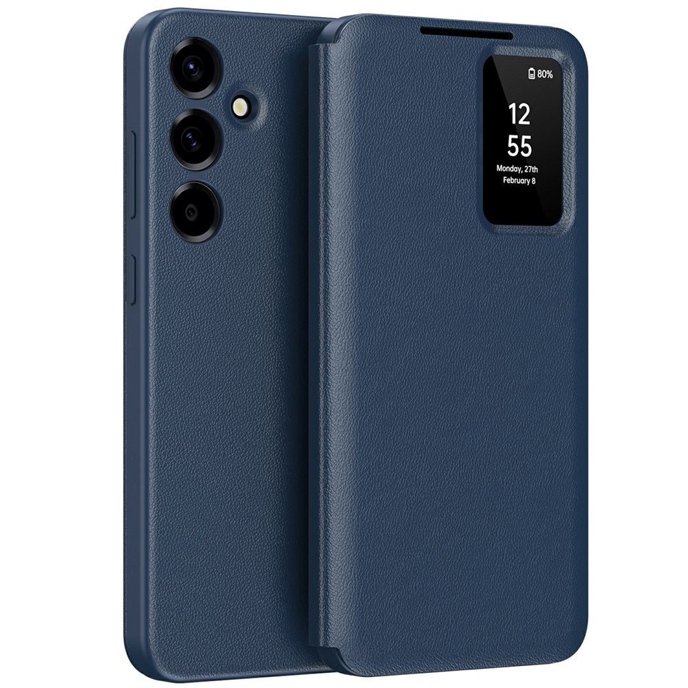 Techsuit Samsung Galaxy A57 5G - Θήκη Βιβλίο με Θέση για 1 Κάρτα - SmartView Series - Blue