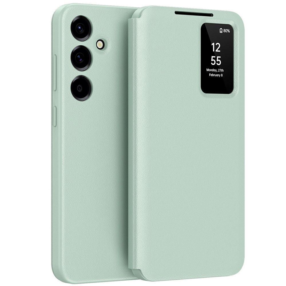 Techsuit Samsung Galaxy A57 5G - Θήκη Βιβλίο με Θέση για 1 Κάρτα - SmartView Series - Green