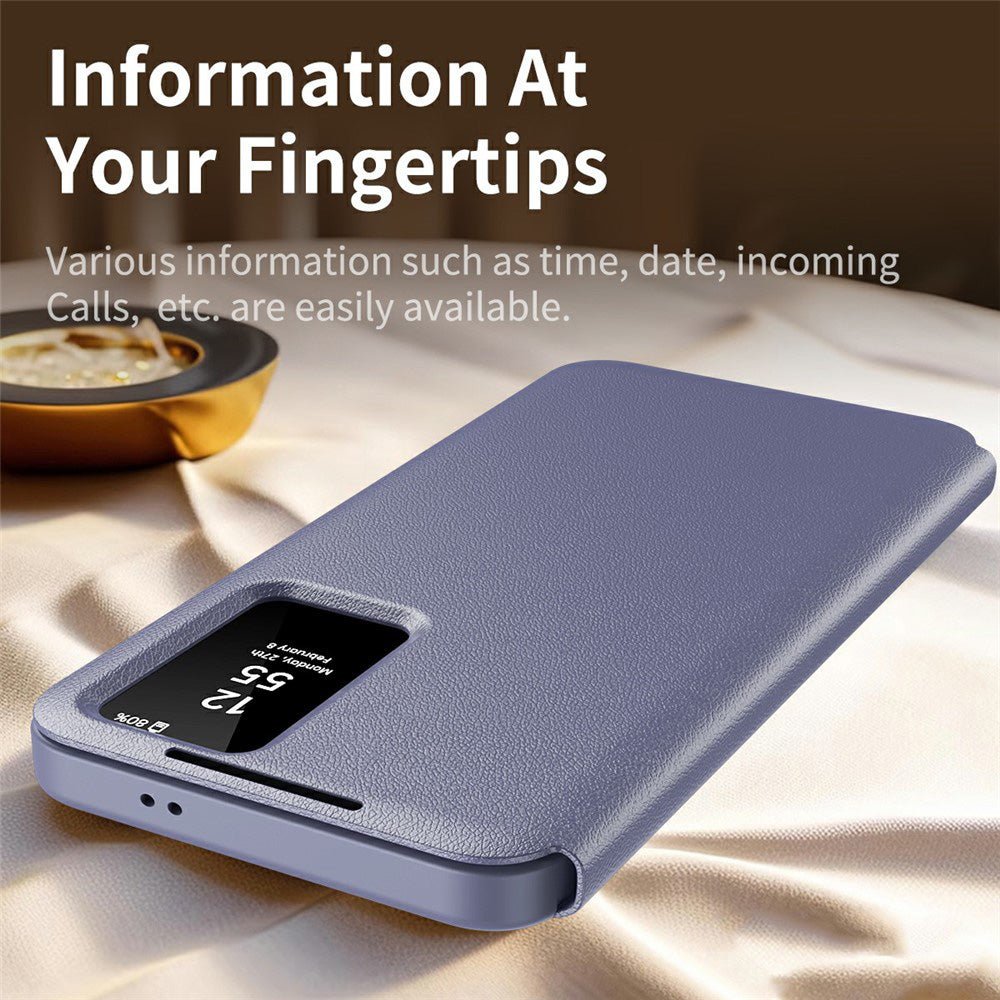 Techsuit Samsung Galaxy A57 5G - Θήκη Βιβλίο με Θέση για 1 Κάρτα - SmartView Series - Purple