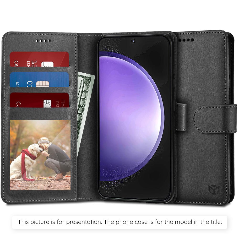 Techsuit Samsung Galaxy A57 5G - Θήκη Πορτοφόλι από Δερματίνη με Stand - Diary Book - Black