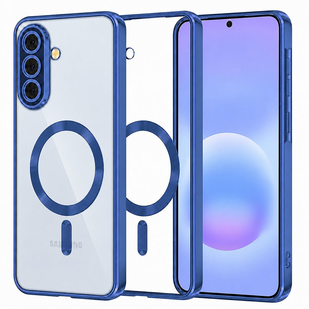 Techsuit Samsung Galaxy A57 5G - Θήκη Σιλικόνης - Luxury Crystal MagSafe - Deep Blue