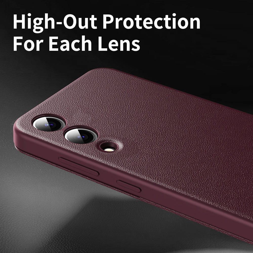 Techsuit Samsung Galaxy S25 Edge - Θήκη Βιβλίο με Θέση για 1 Κάρτα - SmartView Series - Red