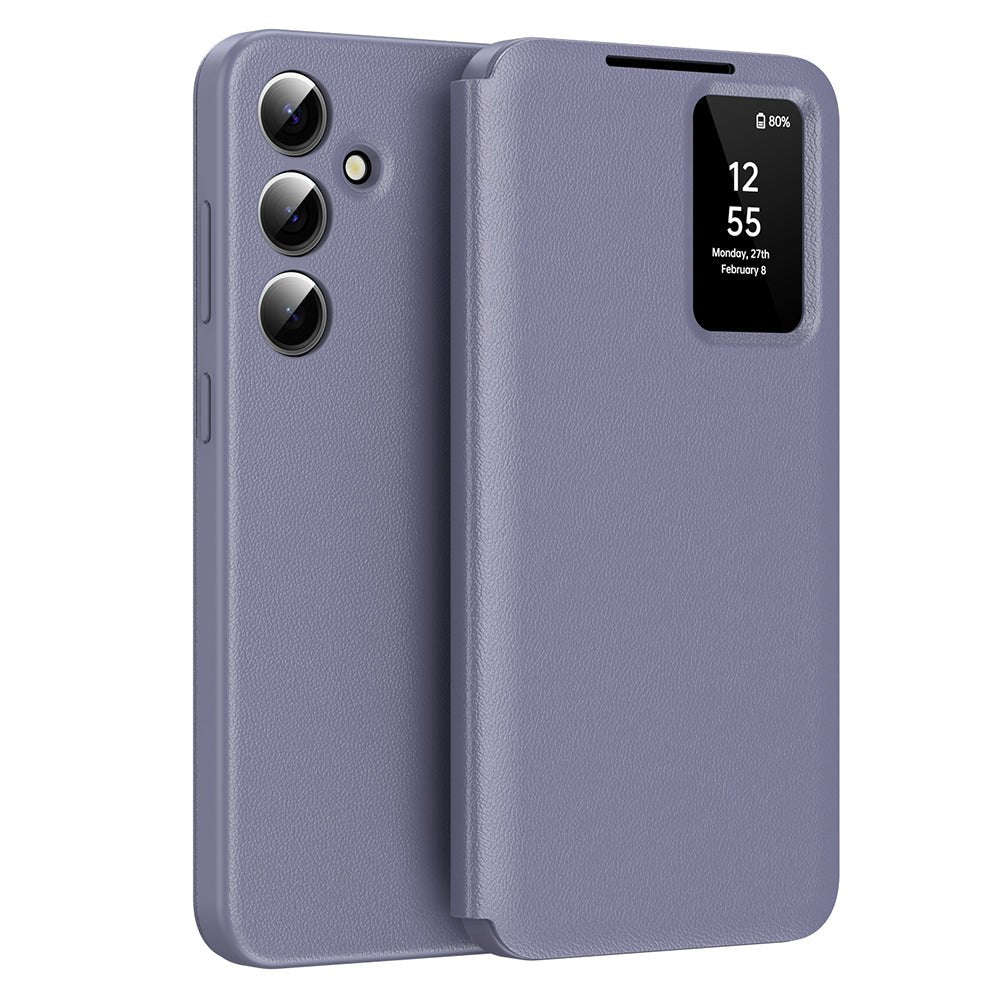Techsuit Samsung Galaxy S25 - Θήκη Βιβλίο με Θέση για 1 Κάρτα - SmartView Series - Purple