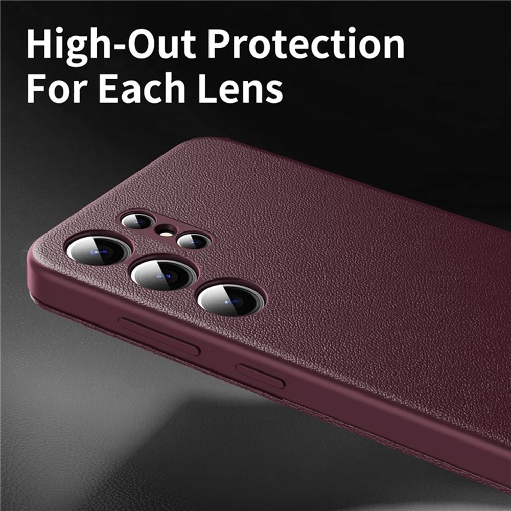 Techsuit Samsung Galaxy S25 Ultra - Θήκη Βιβλίο με Θέση για 1 Κάρτα - SmartView Series - Red