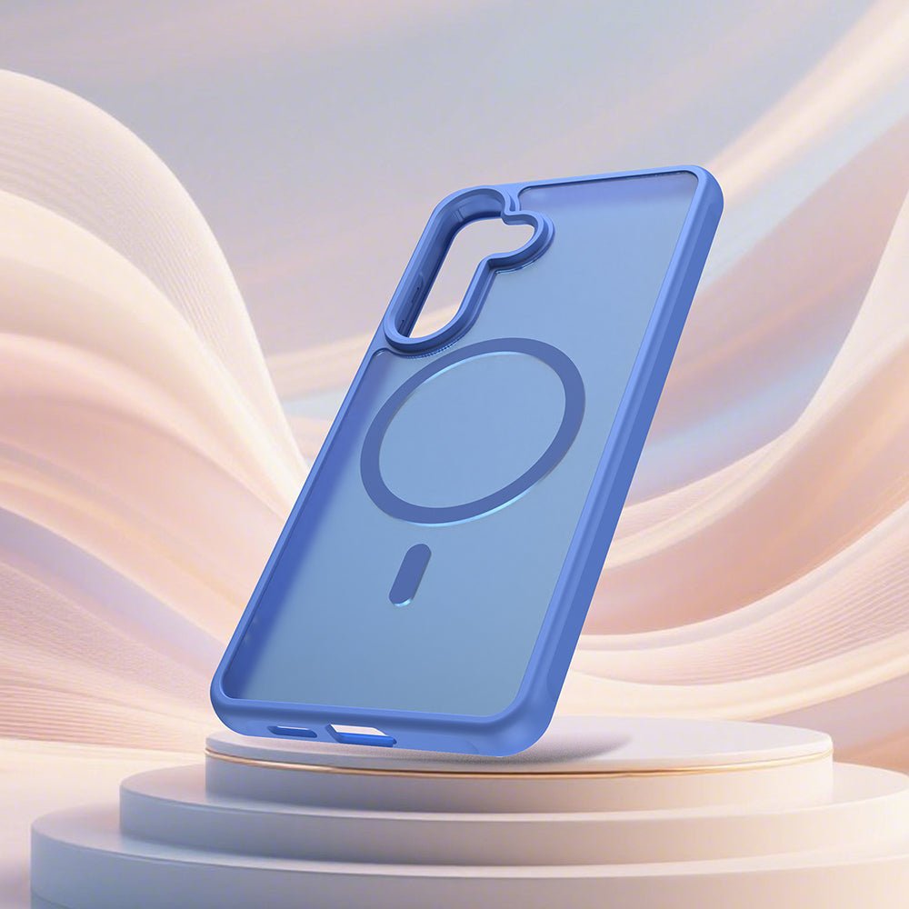 Techsuit Samsung Galaxy S26 Plus - Σκληρή Θήκη με Πλαίσιο Σιλικόνης και MagSafe - HaloFrost II MagSafe - Sky Blue