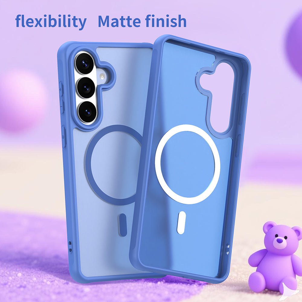 Techsuit Samsung Galaxy S26 Plus - Σκληρή Θήκη με Πλαίσιο Σιλικόνης και MagSafe - HaloFrost II MagSafe - Sky Blue