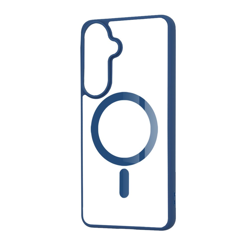 Techsuit Samsung Galaxy S26 Plus - Σκληρή Θήκη με Πλαίσιο Σιλικόνης - MagSafe Pro - Clear / Blue