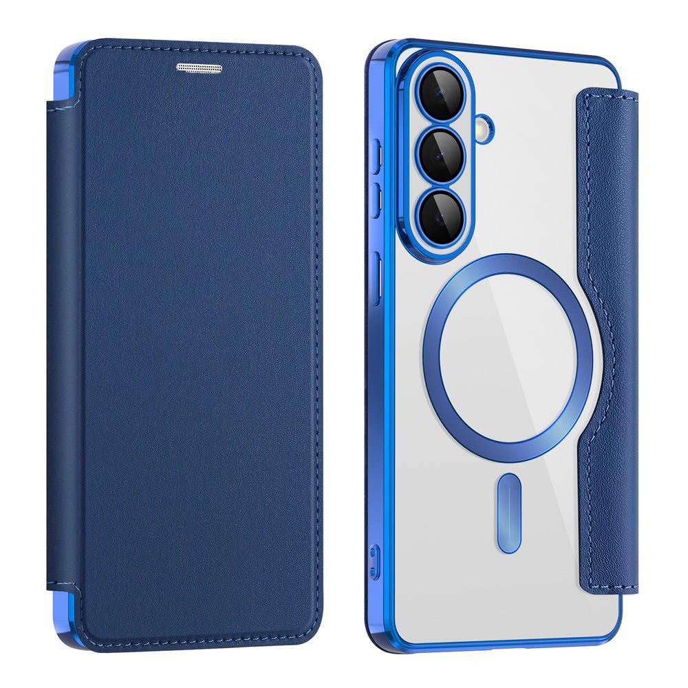Techsuit Samsung Galaxy S26 Plus - Θήκη Βιβλίο με MagSafe με Υποδοχές Καρτών και RFID Προστασία - SmartMag Book Case - Blue