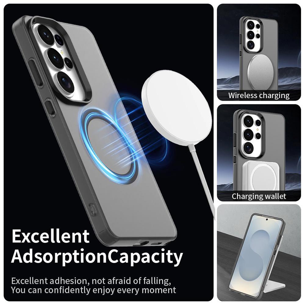 Techsuit Samsung Galaxy S26 Ultra - Σκληρή Θήκη με Πλαίσιο Σιλικόνης και MagSafe - CandyCase MagSafe - Black