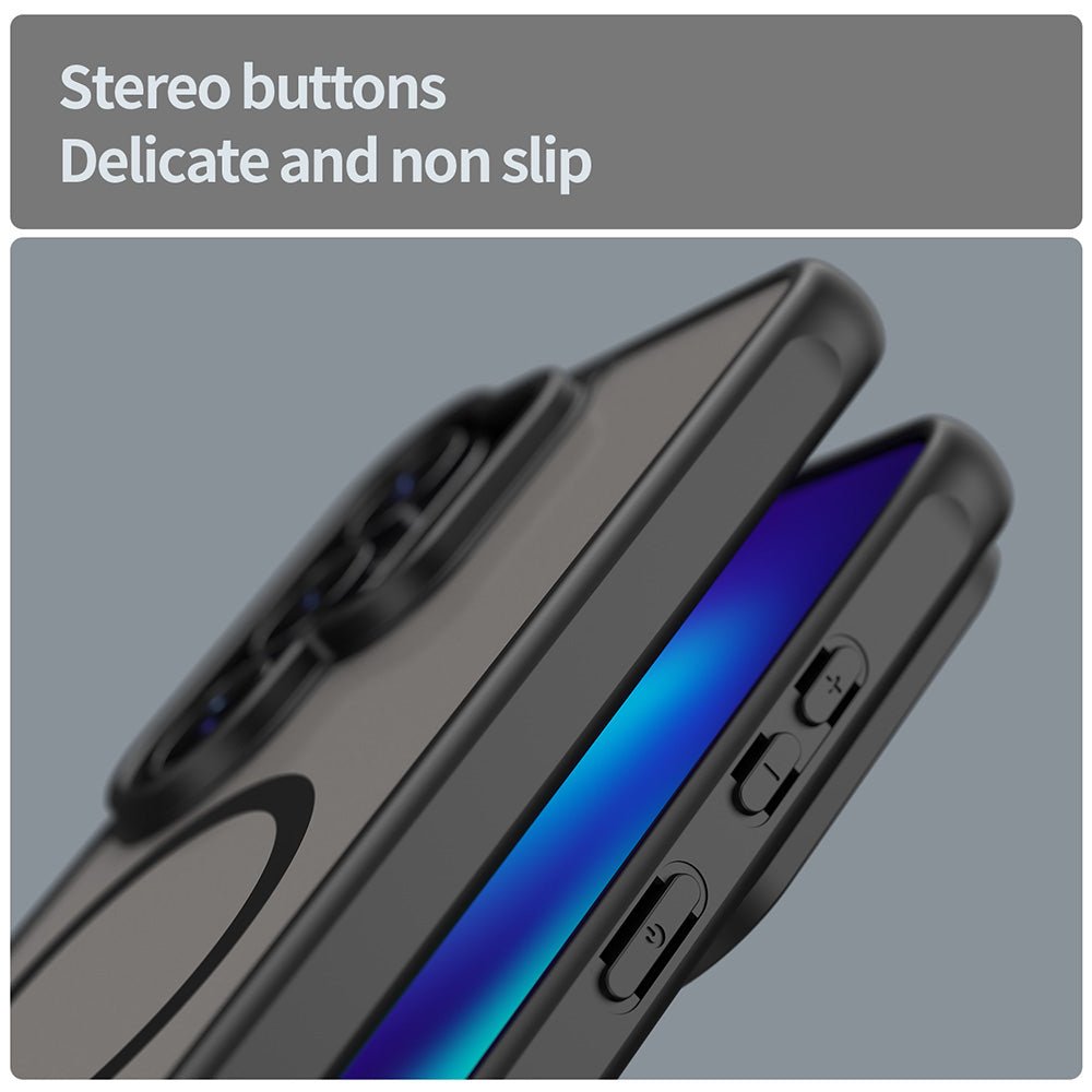 Techsuit Samsung Galaxy S26 Ultra - Σκληρή Θήκη με Πλαίσιο Σιλικόνης και MagSafe - HaloFrost II MagSafe - Black