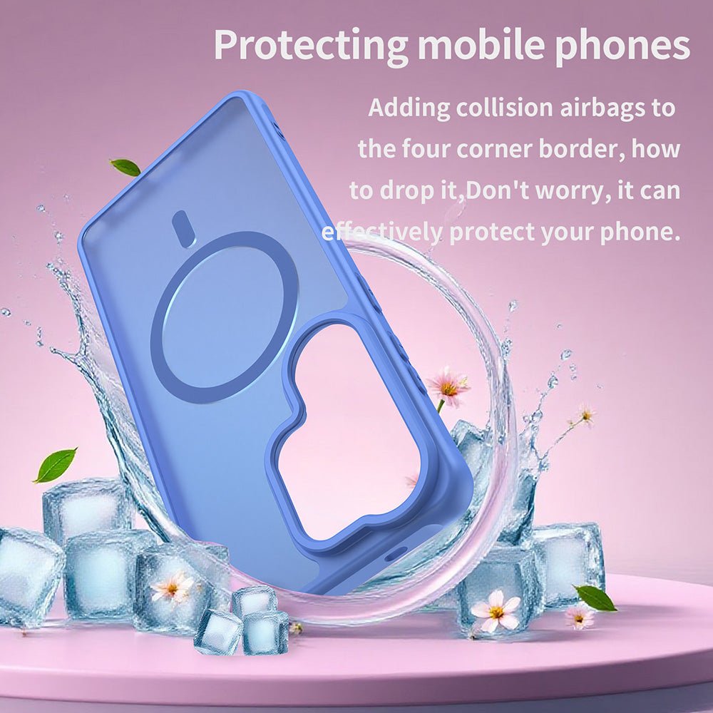 Techsuit Samsung Galaxy S26 Ultra - Σκληρή Θήκη με Πλαίσιο Σιλικόνης και MagSafe - HaloFrost II MagSafe - Sky Blue