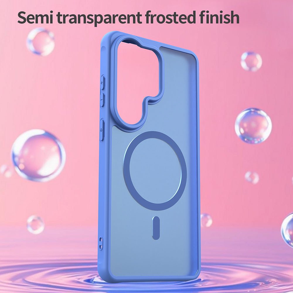 Techsuit Samsung Galaxy S26 Ultra - Σκληρή Θήκη με Πλαίσιο Σιλικόνης και MagSafe - HaloFrost II MagSafe - Sky Blue