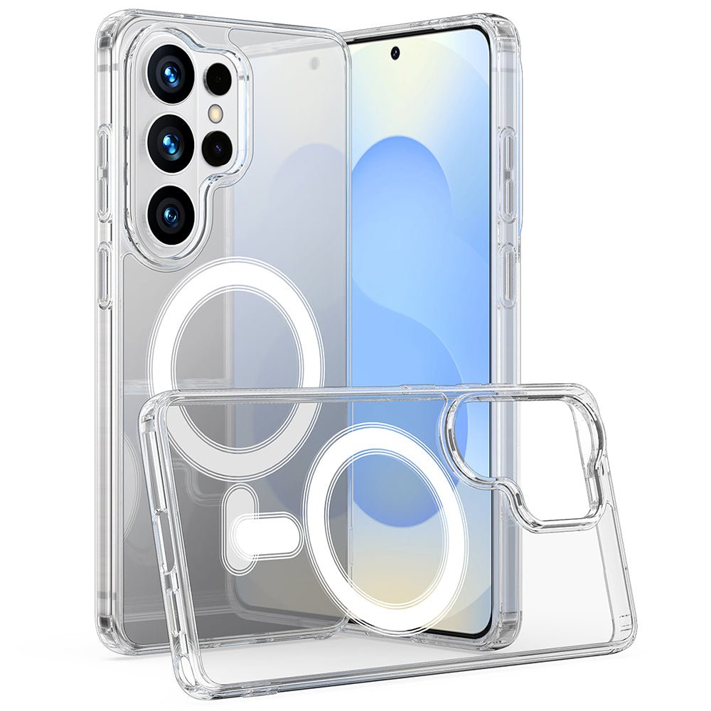Techsuit Samsung Galaxy S26 Ultra - Σκληρή Θήκη με Πλαίσιο Σιλικόνης - MagSafe Pro - Clear