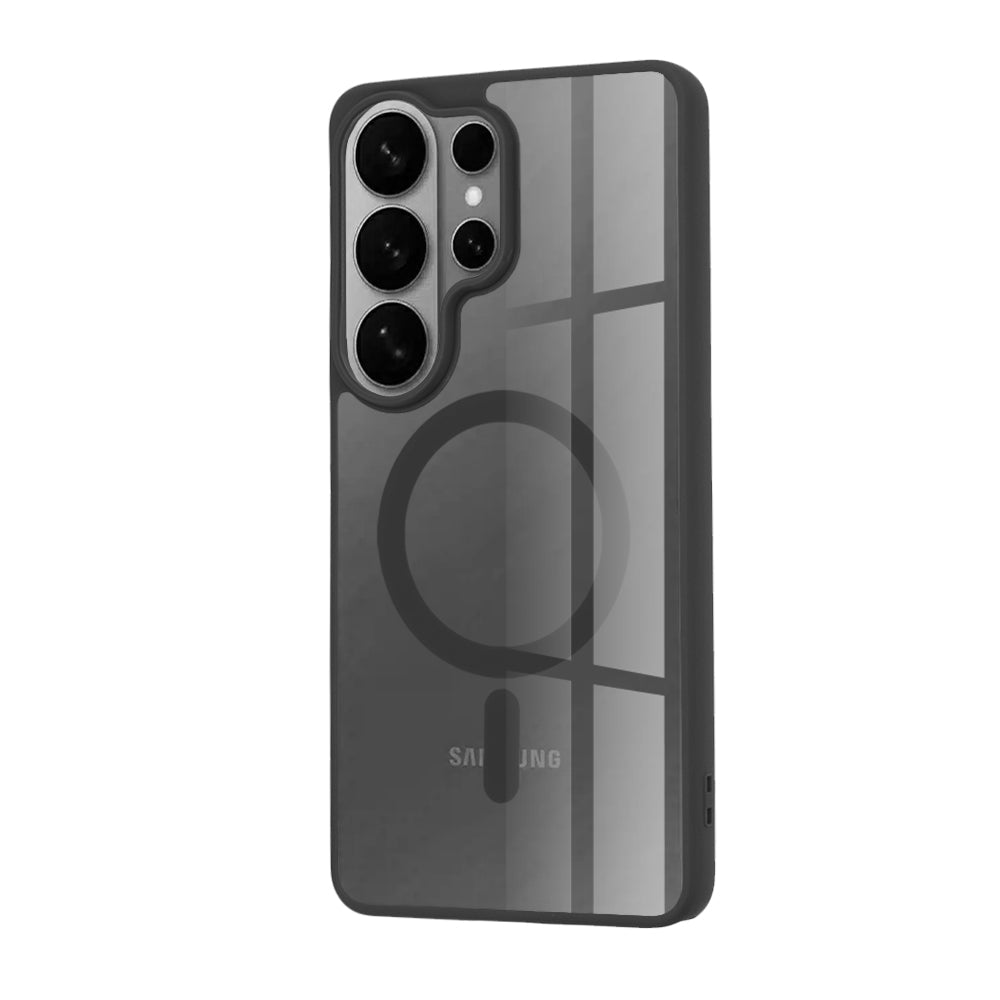 Techsuit Samsung Galaxy S26 Ultra - Σκληρή Θήκη με Πλαίσιο Σιλικόνης - MagSafe Pro - Clear / Black