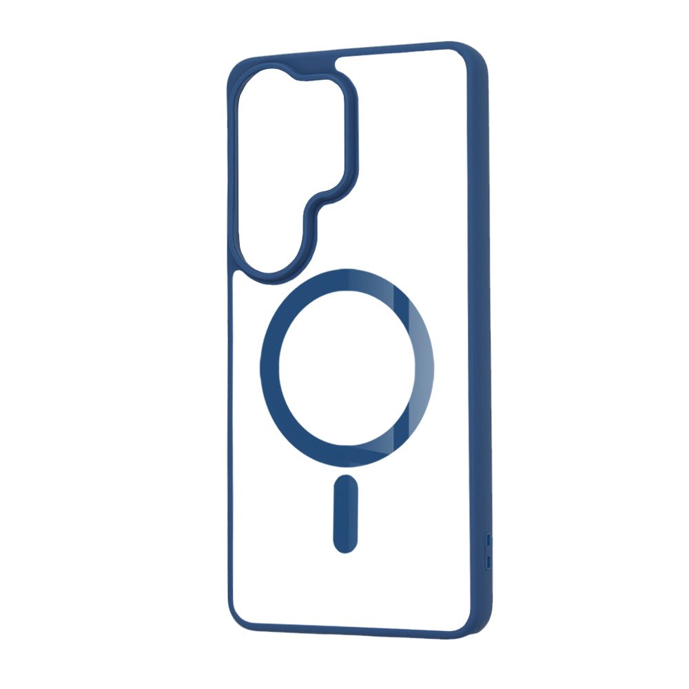 Techsuit Samsung Galaxy S26 Ultra - Σκληρή Θήκη με Πλαίσιο Σιλικόνης - MagSafe Pro - Clear / Blue