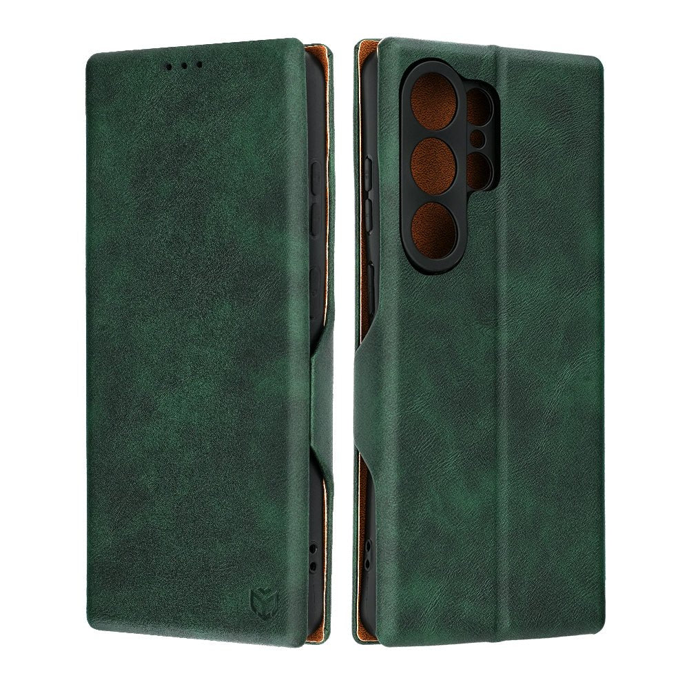 Techsuit Samsung Galaxy S26 Ultra - Θήκη Βιβλίο - Safe Wallet Plus - Green