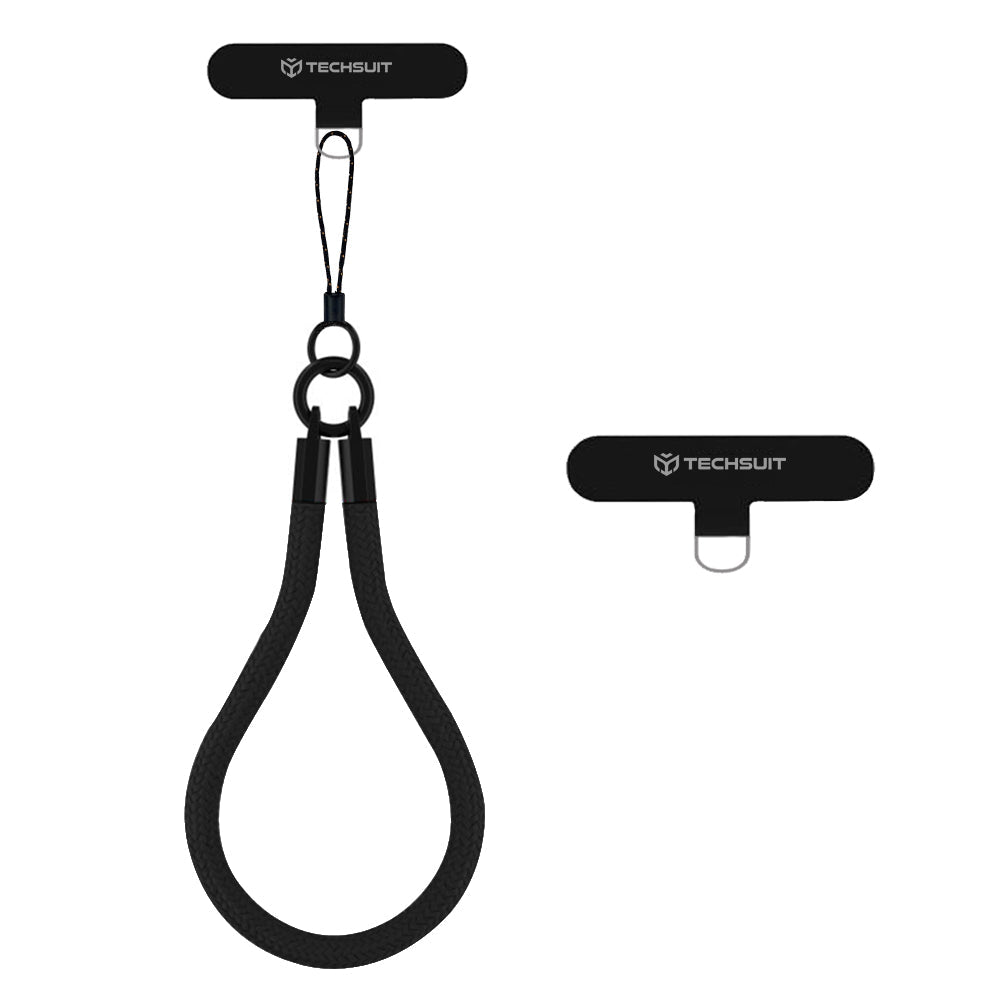 Techsuit Universal Λουράκι Καρπού για Θήκη Κινητού - RWS2 - 03 Rope Wrist Strap - Deep Void