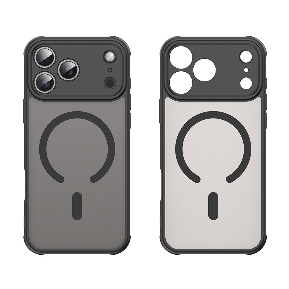 Techsuit Xiaomi Redmi 15C 4G / 5G - Σκληρή Θήκη με Πλαίσιο Σιλικόνης και MagSafe - HaloFrost II MagSafe - Black