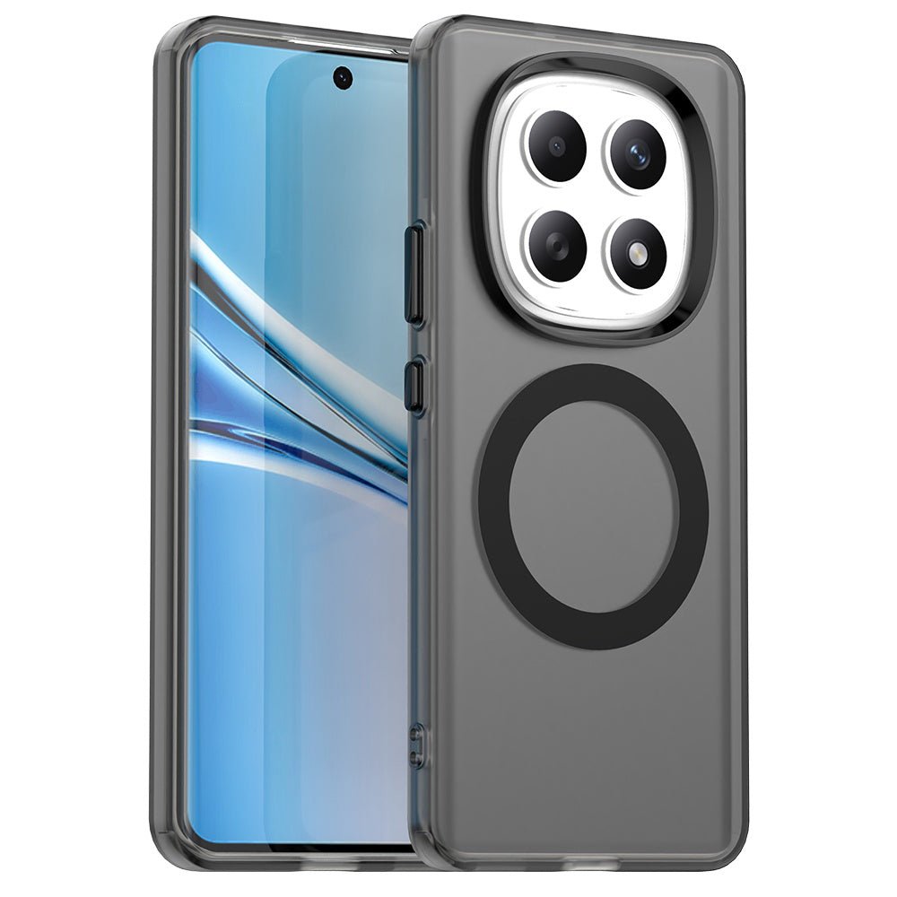 Techsuit Xiaomi Redmi Note 15 4G / 5G / Poco M8 5G - Σκληρή Θήκη με Πλαίσιο Σιλικόνης και MagSafe - CandyCase MagSafe - Black