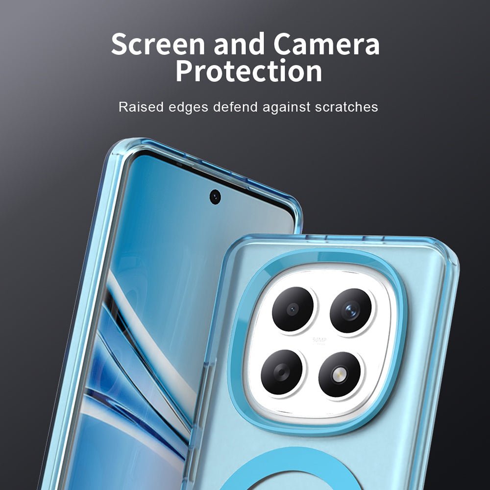 Techsuit Xiaomi Redmi Note 15 4G / 5G / Poco M8 5G - Σκληρή Θήκη με Πλαίσιο Σιλικόνης και MagSafe - CandyCase MagSafe - Blue
