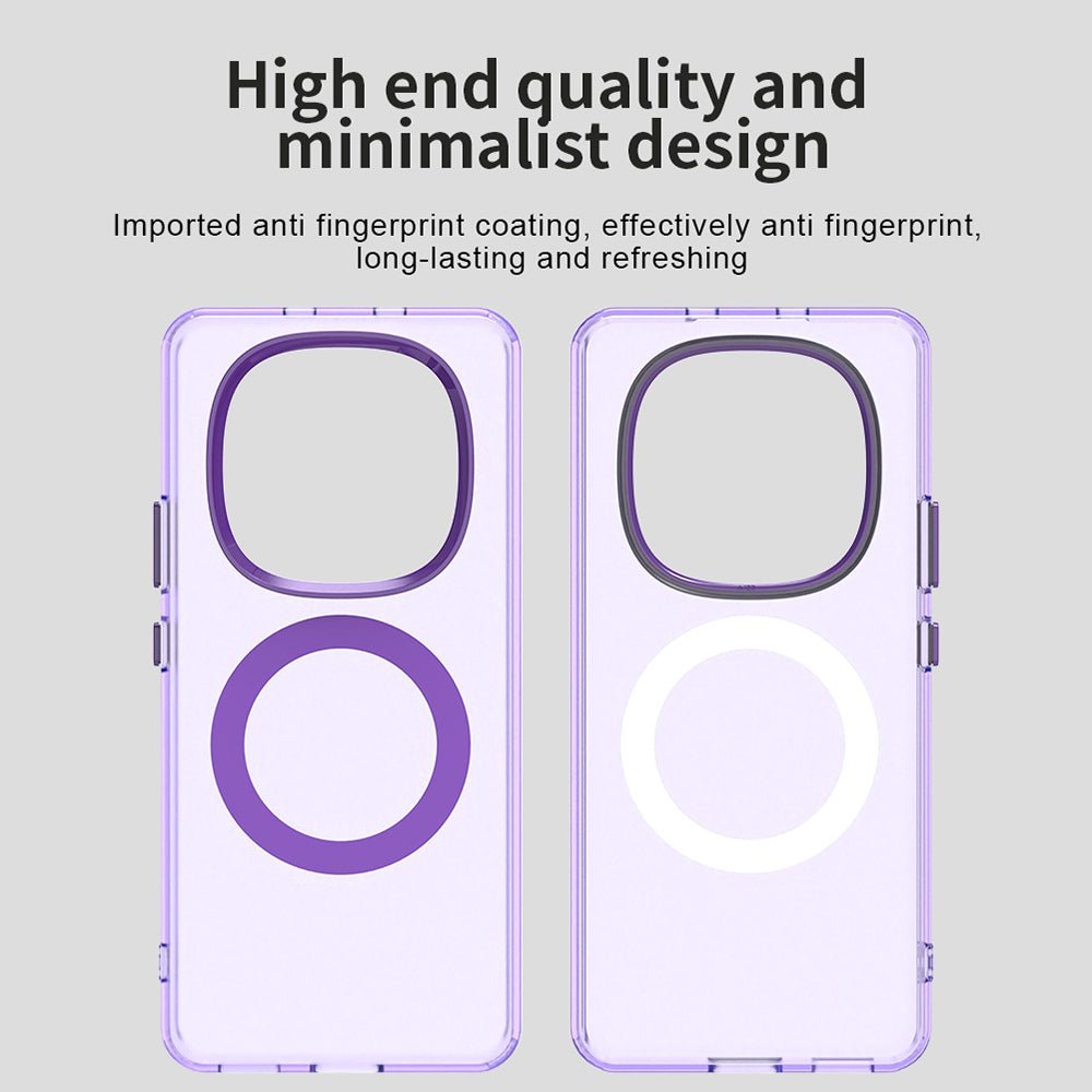 Techsuit Xiaomi Redmi Note 15 4G / 5G / Poco M8 5G - Σκληρή Θήκη με Πλαίσιο Σιλικόνης και MagSafe - CandyCase MagSafe - Purple
