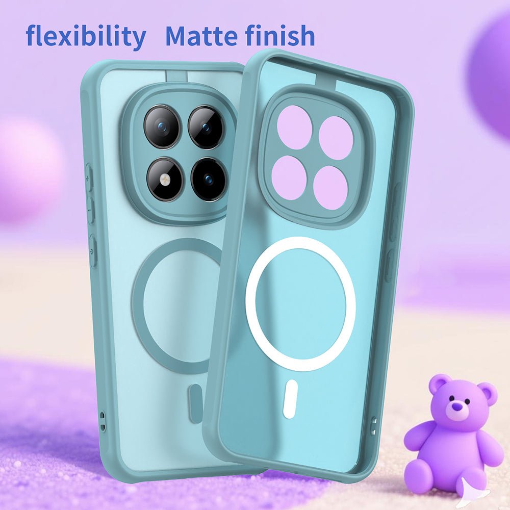 Techsuit Xiaomi Redmi Note 15 Pro Plus 5G / Poco M8 Pro 5G - Σκληρή Θήκη με Πλαίσιο Σιλικόνης και MagSafe - HaloFrost II MagSafe - Mint Green