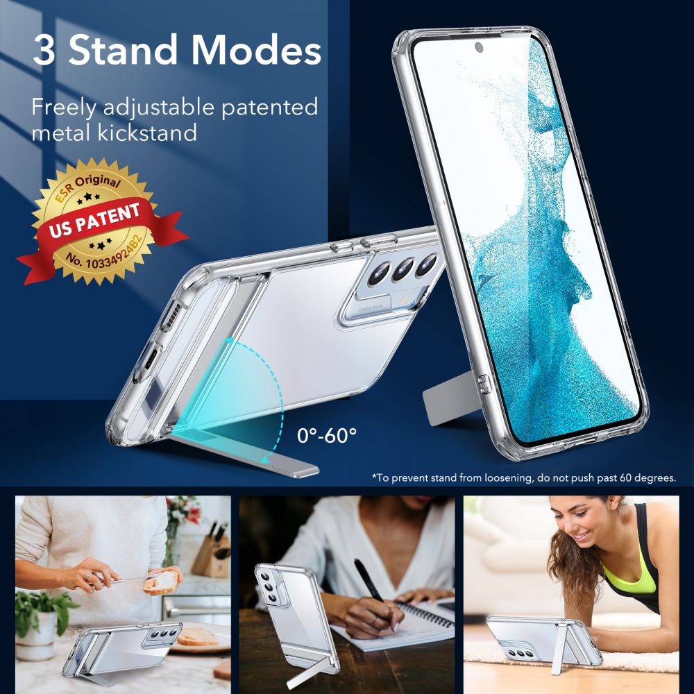 ESR Samsung Galaxy S22 Plus Air Shield Boost Θήκη Σιλικόνης με Stand - Διάφανη