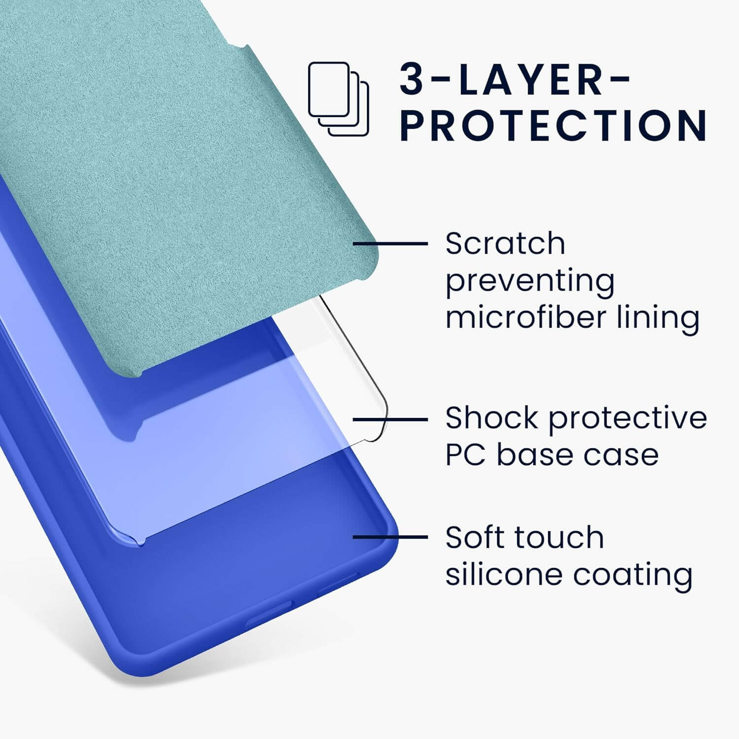 KW Samsung Galaxy A16 4G / A16 5G Θήκη Σιλικόνης Rubberized TPU - Baltic Blue