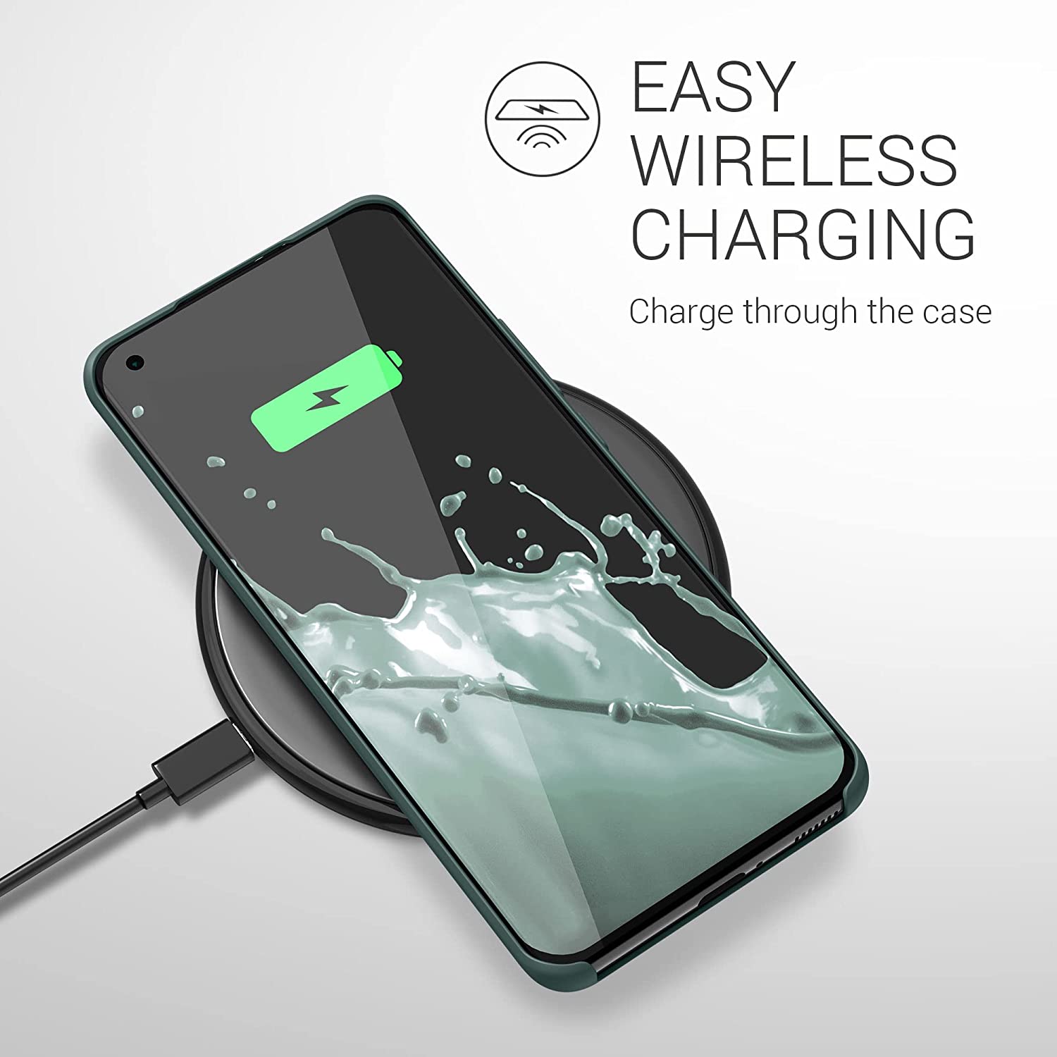 KW Xiaomi Mi 11 Θήκη Σιλικόνης Rubber TPU - Blue Green - 54379.171