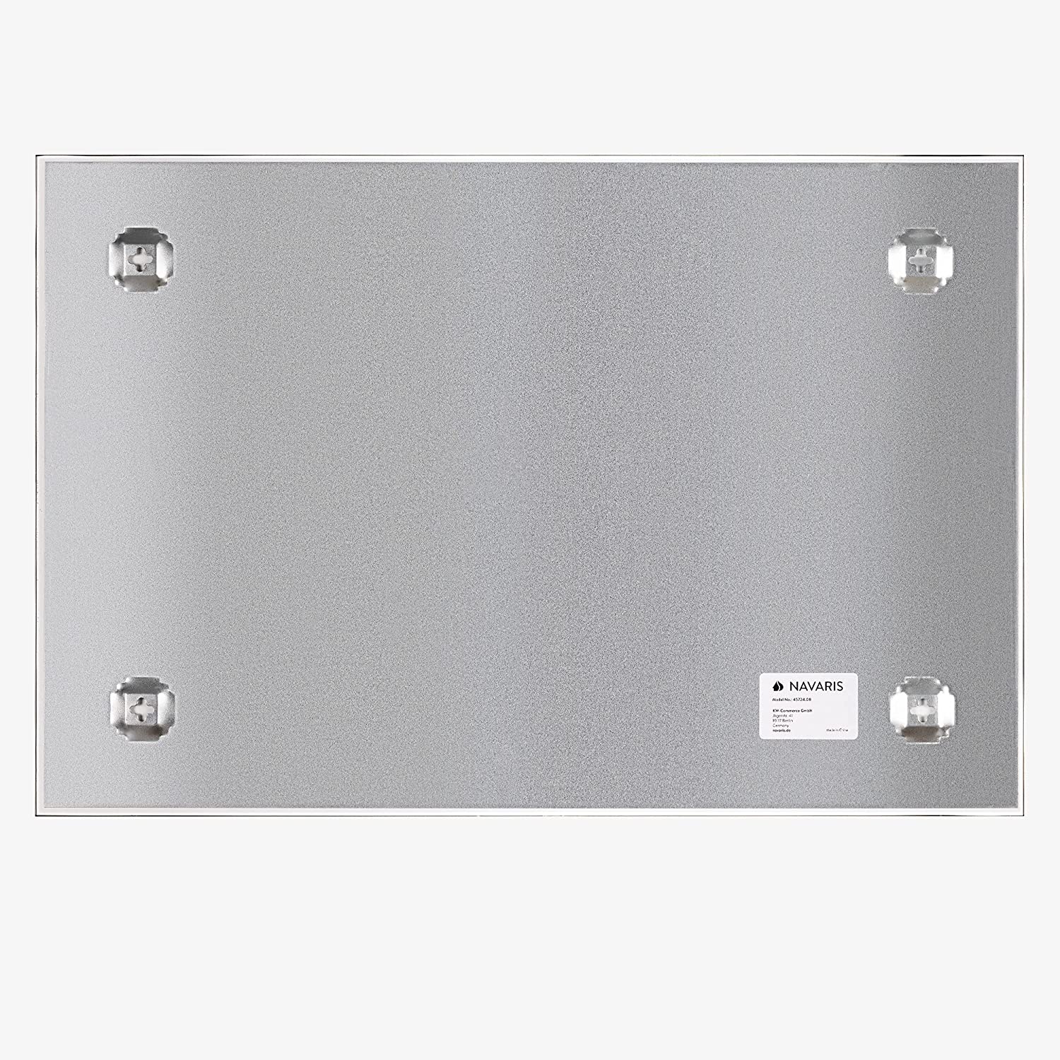 Navaris Μαγνητικός Γυάλινος Πίνακας - 60 x 40cm - Design Black Stone - 45724.08