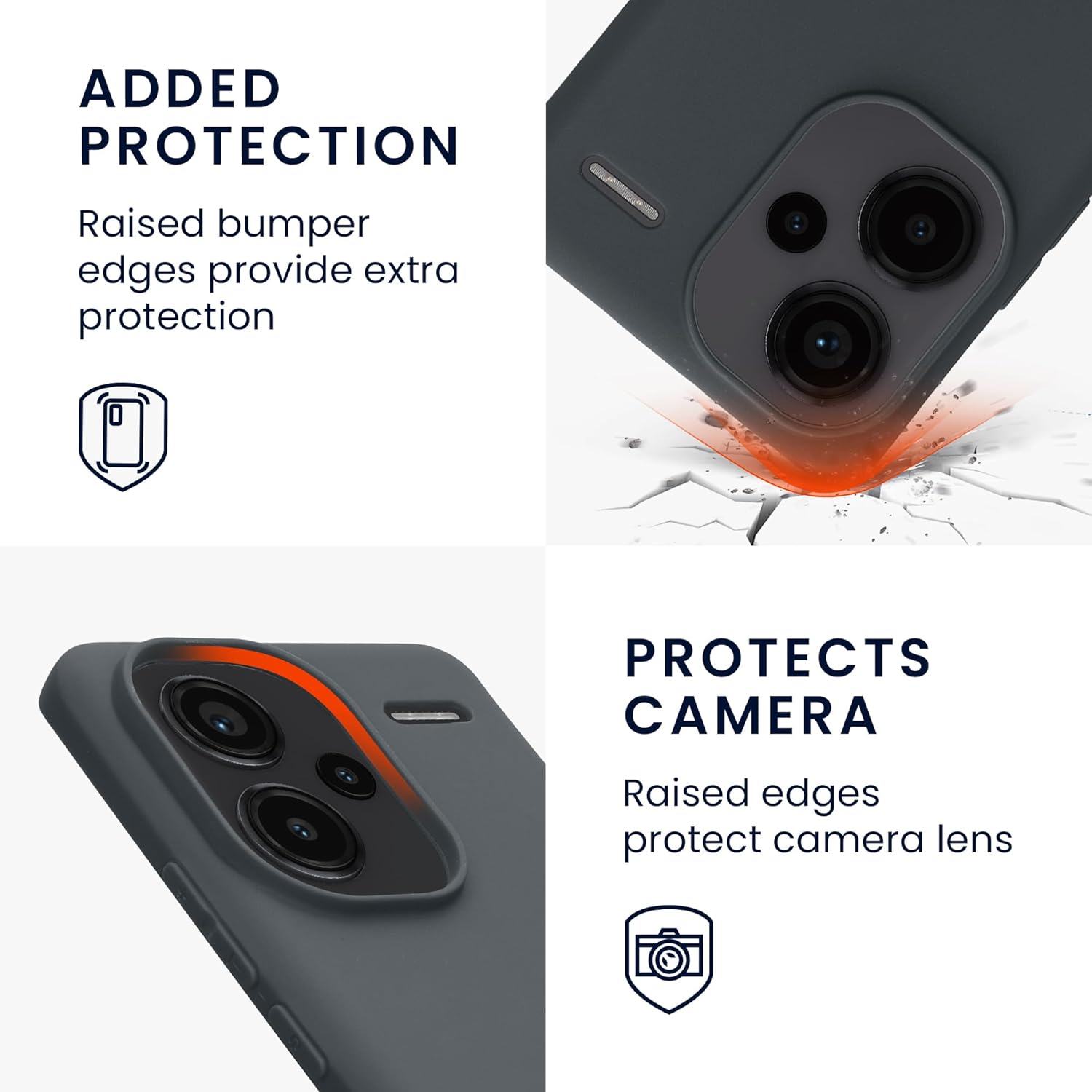 KW Xiaomi Redmi Note 13 Pro+ 5G Λεπτή Θήκη Σιλικόνης TPU - Blueberry Blue