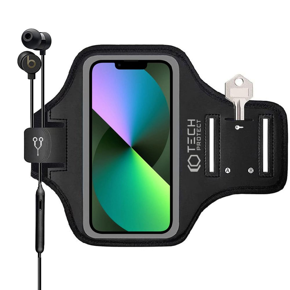 Tech-Protect M2 Universal Sport Armband - 151 x 78 mm - Black