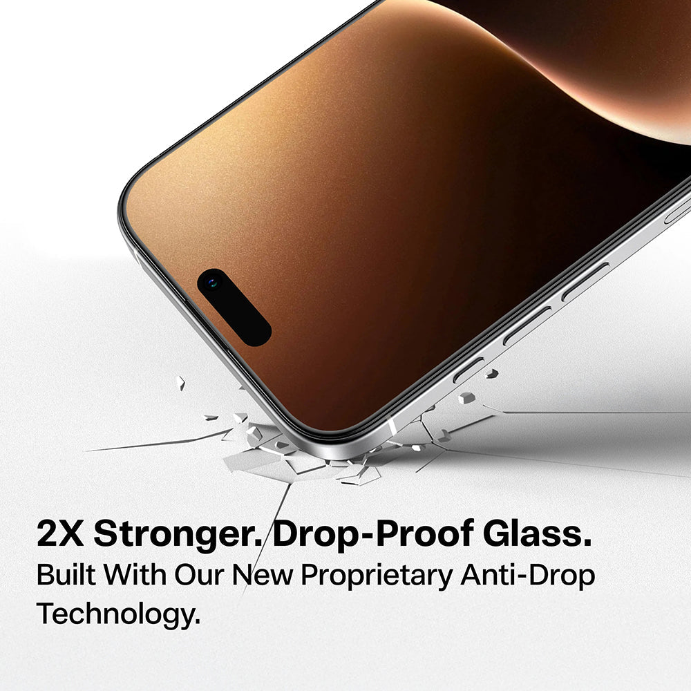 Torras iPhone 17 Pro - Full Screen Αντιχαρακτικό Γυαλί Οθόνης - GlassGo Install Master - Black