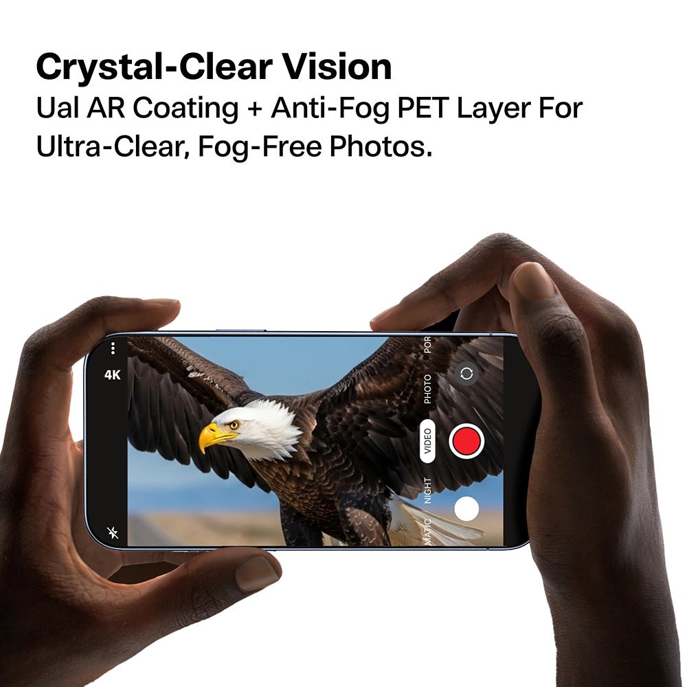 Torras iPhone 17 Pro Max - Αντιχαρακτικό Γυαλί για την Κάμερα - Lensguard - Black