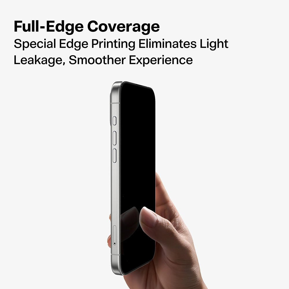 Torras iPhone 17 Pro Max - Full Screen Αντιχαρακτικό Γυαλί Οθόνης - GlassGo Install Master - Privacy