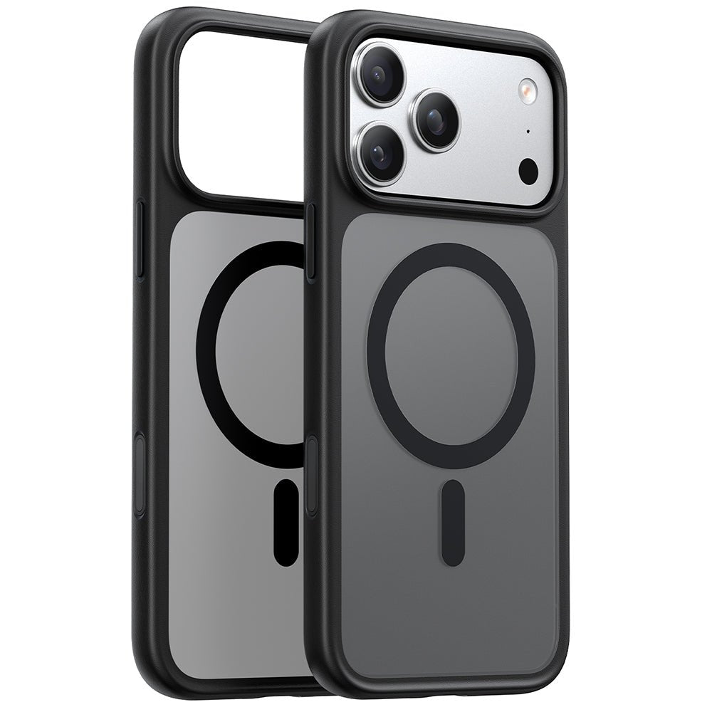 Torras iPhone 17 Pro Max - Σκληρή Θήκη με Πλαίσιο Σιλικόνης και MagSafe - Guardian Magnetic Series - Black