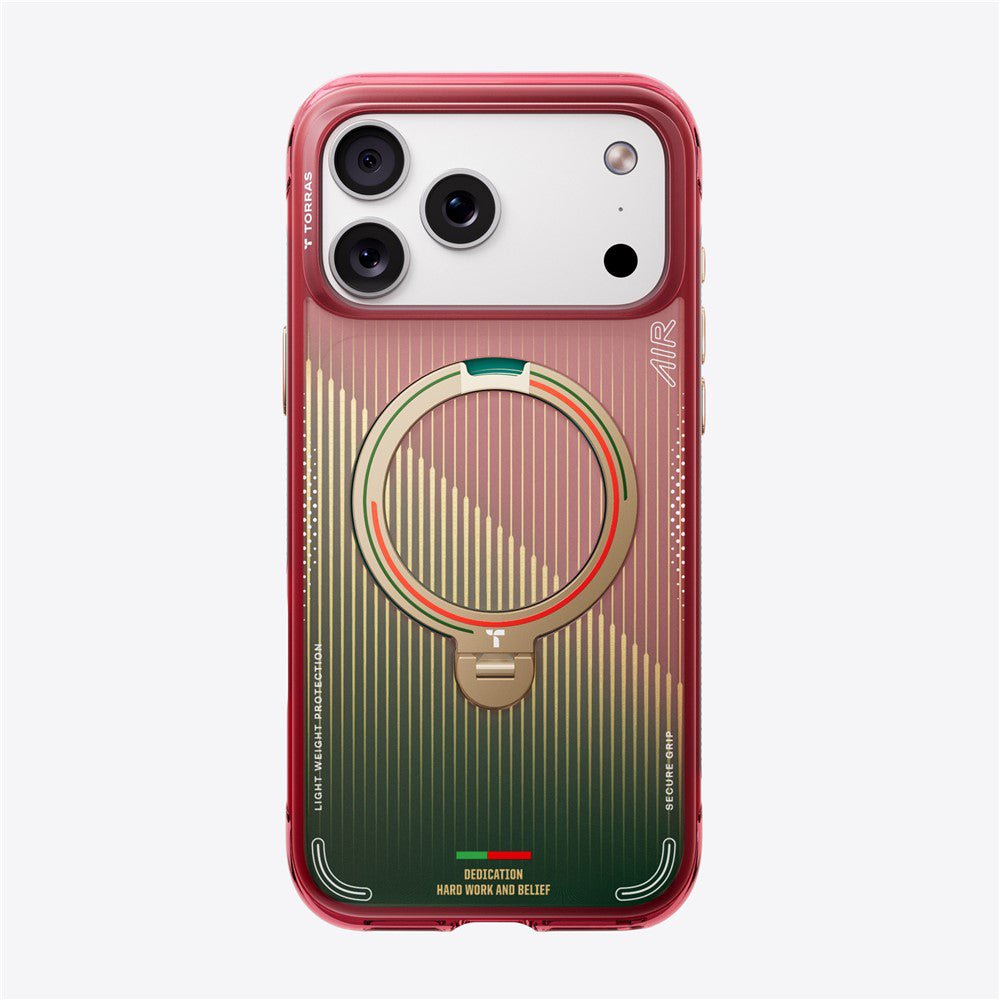 Torras iPhone 17 Pro - Σκληρή θήκη με Περιστρεφόμενο Stand / MagSafe - Ostand O3 Air Series - Glory Slash