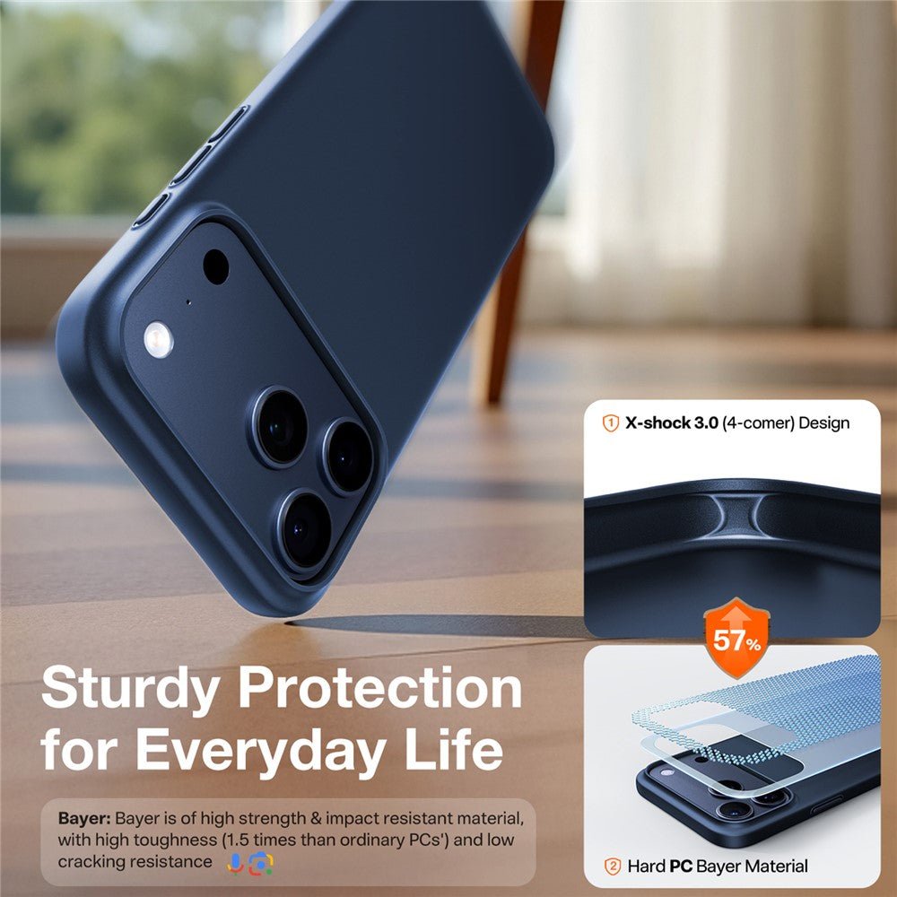 Torras iPhone 17 Pro - Θήκη Σιλικόνης με MagSafe - SlimFit Series - Clear