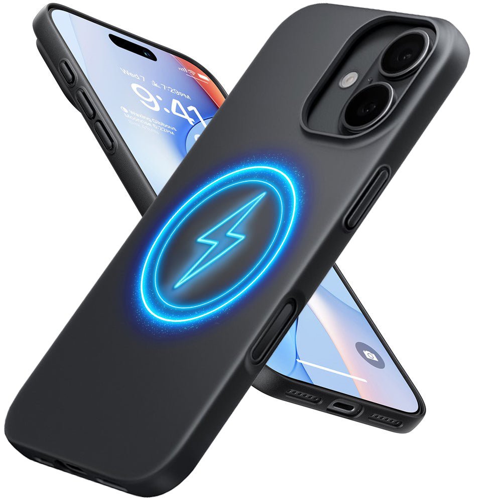 Torras iPhone 17 - Θήκη Σιλικόνης με MagSafe - SlimFit Series - Black