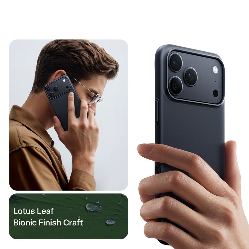 Torras iPhone 18 Pro / iPhone 17 Pro - Σκληρή Θήκη με Πλαίσιο Σιλικόνης και MagSafe - OriginFit-Mag Series - Black