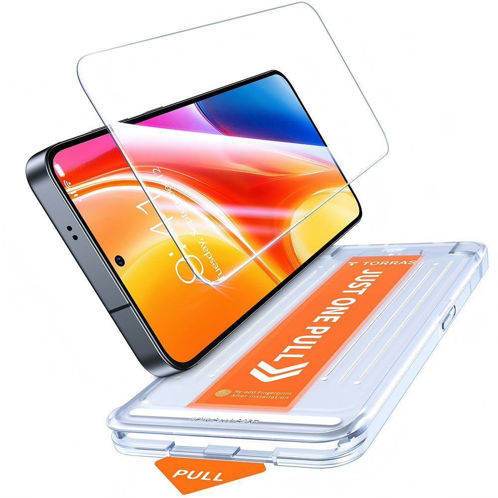 Torras Samsung Galaxy S26 Ultra - Full Screen Αντιχαρακτικό Γυαλί Οθόνης - GlassGo Install Master - Clear