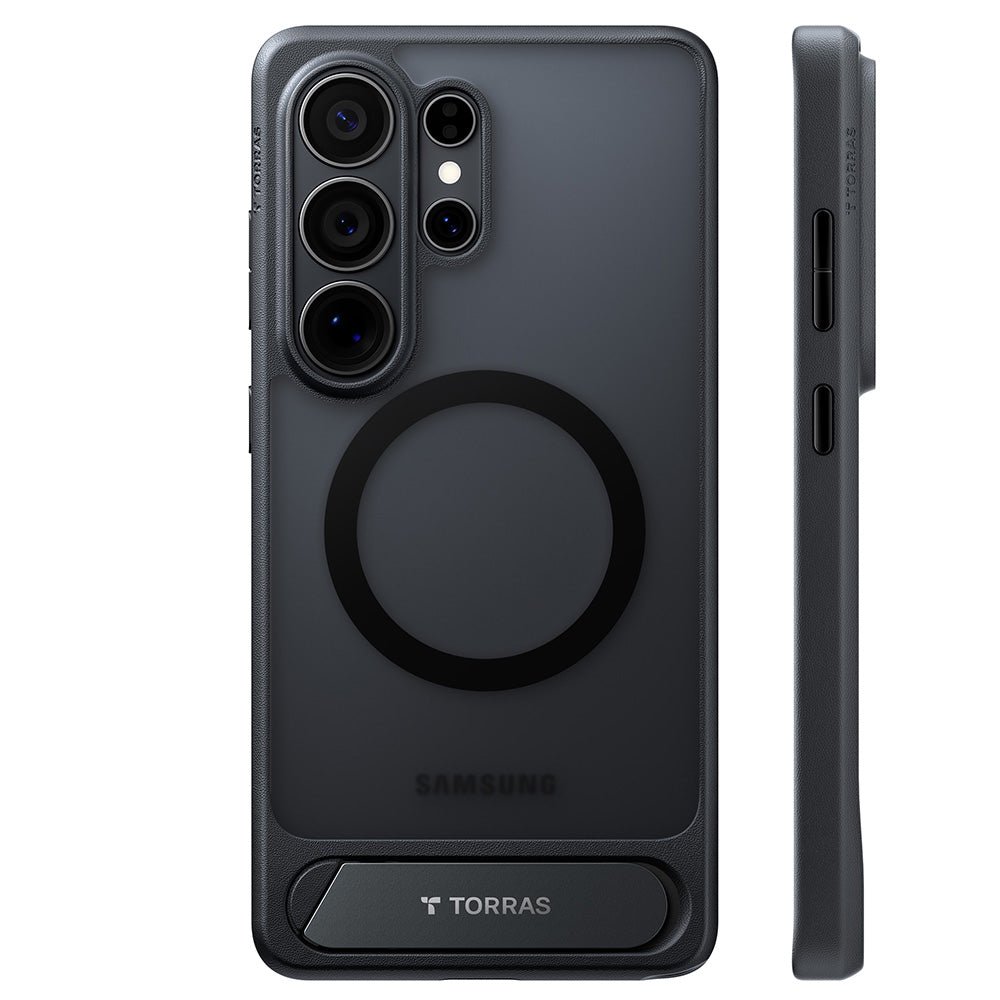 Torras Samsung Galaxy S26 Ultra - Σκληρή θήκη με MagSafe και Stand - Pstand - Black