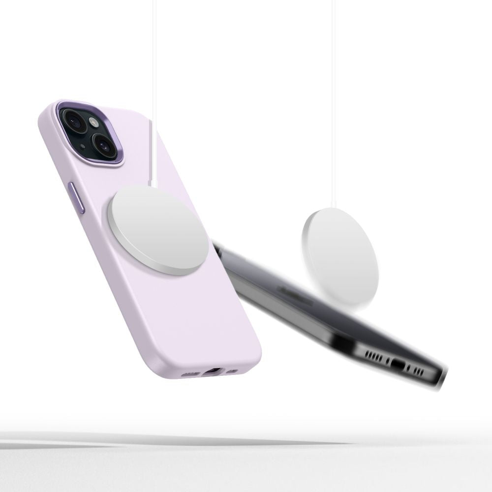 Tech-Protect iPhone 15 Silicone Pure Θήκη Σιλικόνης TPU με MagSafe - Mauve