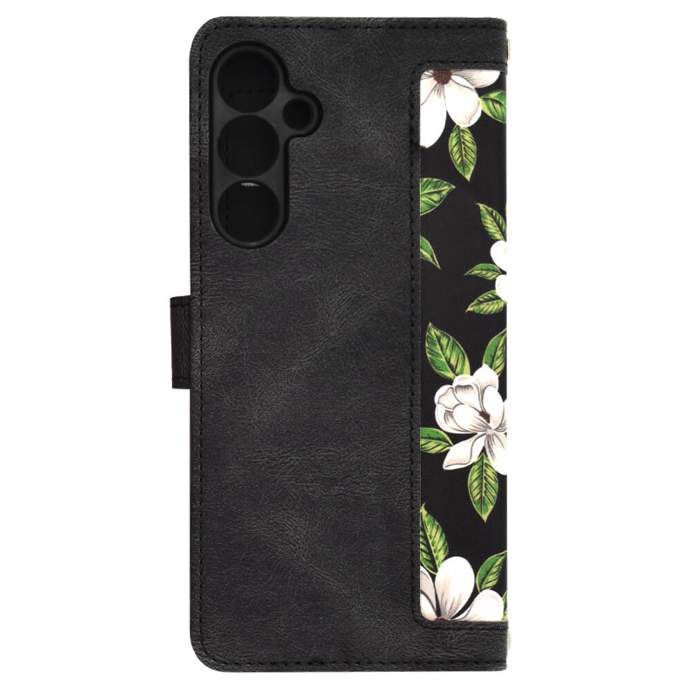 Techsuit Samsung Galaxy A35 5G - FlipCraft - Θήκη Πορτοφόλι από Δερματίνη - Flowers of the Dawn