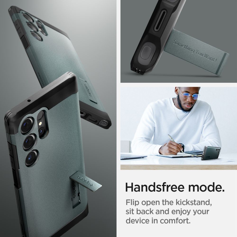 Spigen Samsung Galaxy S24 Ultra Tough Armor Σκληρή Θήκη - Abyss Green