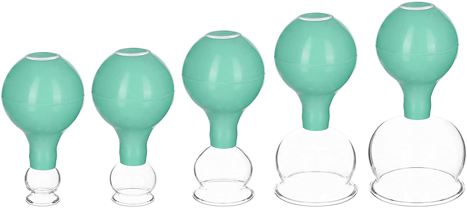 Navaris Σετ με 5 Βεντούζες με Φούσκα - Turquoise - 54790.37