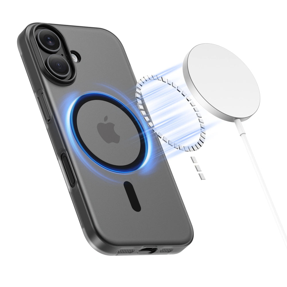 Tech-Protect iPhone 17 MagSlim - Σκληρή Θήκη με MagSafe - Matte / Black
