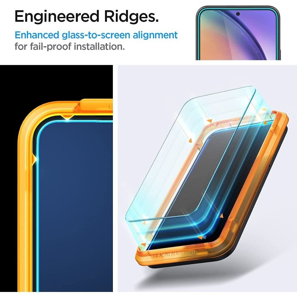 Spigen Samsung Galaxy A54 5G ALM GLAS.tR HD Tempered Glass Αντιχαρακτικό Γυαλί Οθόνης 9H - 2 Τεμάχια - Διάφανα