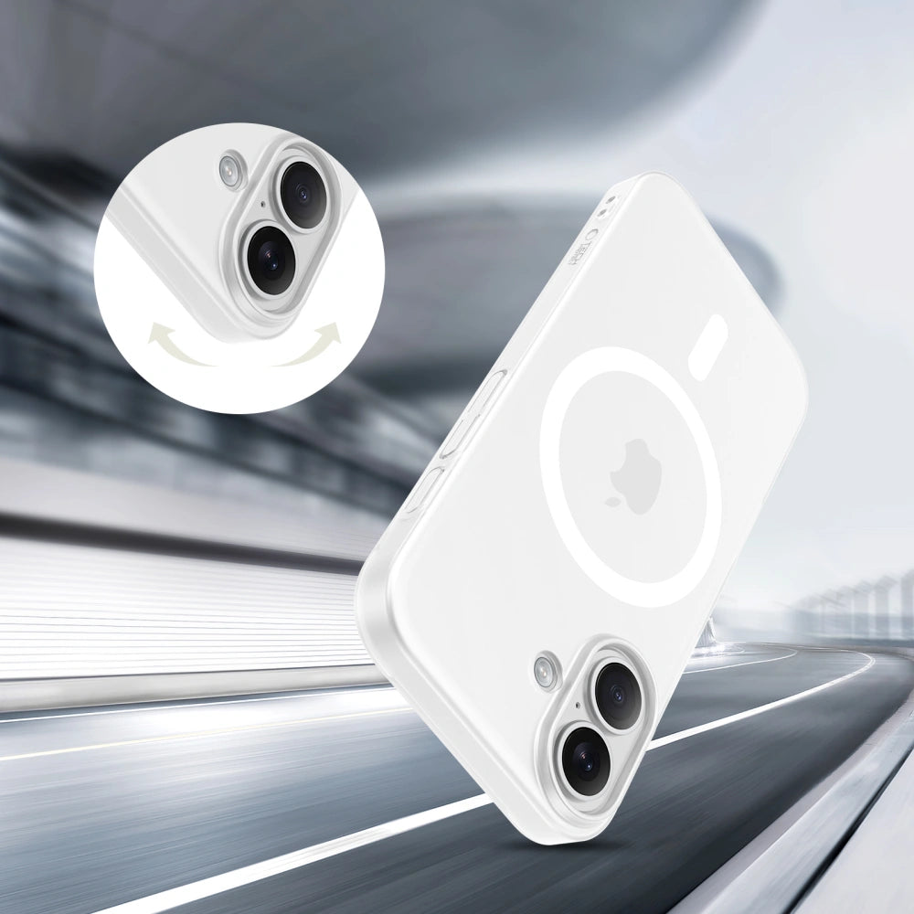 Tech-Protect iPhone 17 MagSlim - Σκληρή Θήκη με MagSafe - Matte / White